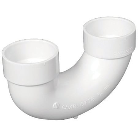 Charlotte Pipe And Foundry Charlotte Pipe Schedule 40 2 in. Hub X 2 in. D Hub PVC U-Bend 1 pk PVC007000800